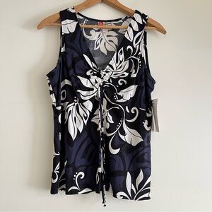 Y2k floral tropical tank top, The Hawaiian Original, size M